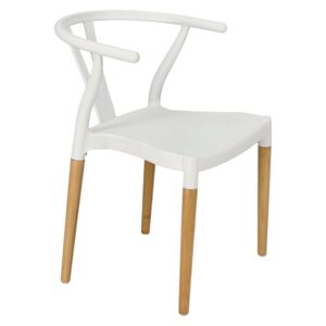 Židle Wicker PP Simplet bílá