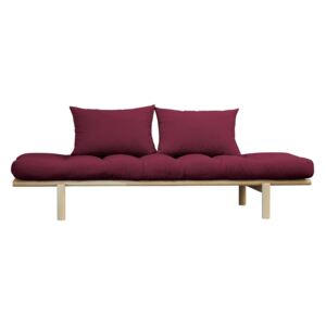 KARUP DESIGN Pohovka Pace Daybed Clear lacquered/Bordeaux, Vemzu