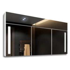 Zrcadlová skříňka LED Alpská bílá S3AB02