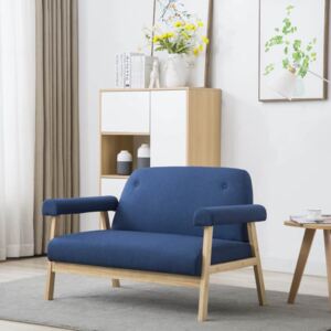 2místná sedačka Grove - textilní | modré čalounění