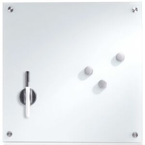 MEMO skleněná magnetická tabule + 3 magnety, 40x40 cm, ZELLER