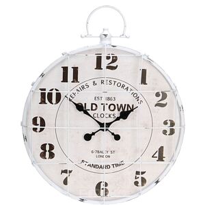 Nástěnné hodiny OLD TOWN - kulaté, Ø 48 cm