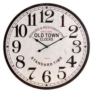Nástěnné hodiny OLD TOWN - kulaté Ø 60 cm