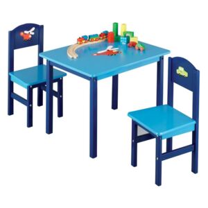 Dětský stolek BOYS + 2 židličky,4003368134727