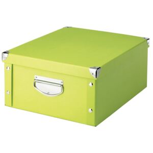 Box pro skladování, 40x33x17 cm, barva zelená, ZELLER