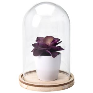 Dekorativní pohár s květem, umělá ozdoba