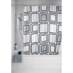 Sprchový závěs, textilní, Mono, 180x200 cm, WENKO