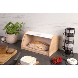 Dřevěný chlebník, box na chleba, 39x25x21cm, ZELLER