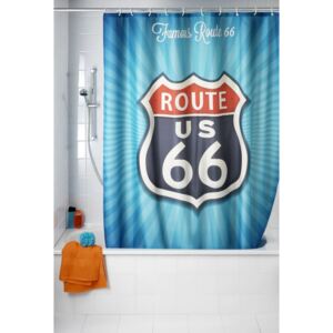 Sprchový závěs, textilní, Vintage Route 66, 180x200 cm, WENKO