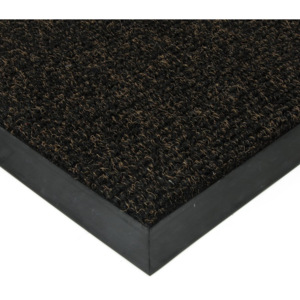 FLOMAT Černá textilní zátěžová čistící rohož Catrine - 50 x 80 x 1,35 cm