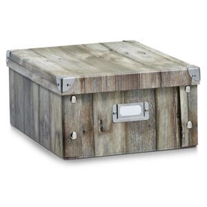 Box pro skladování, WOOD, 31x26x14 cm, ZELLER