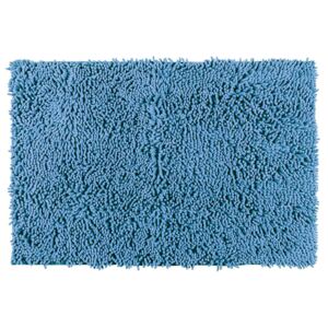 Koupelnový kobereček CHENILLE, modrá barva, 80 x 50 cm, WENKO