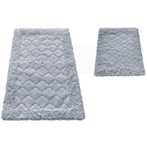 Sada koupelnových koberečků Boston 04 šedý - 50x60 cm a 60x100 cm