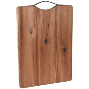 Kuchyňská deska pro krájení - obdélníkové, akátové dřevo, 42 x 32 cm