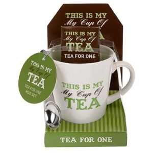 Vánoční dárkový set: hrnek My cup of tea, zelená barva