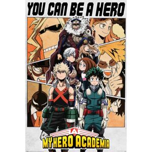 Plakát My Hero Academia: Be a Hero (61 x 91,5 cm)