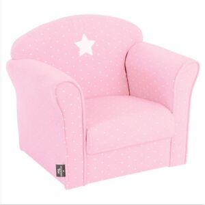 Křeslo, židle, dětská křesla, dětská židle, dětská křesílka - bavlna, růžová barva