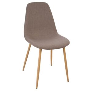 Židle, taburet, stolička, sedadlo, pouf - barva taupe, 53 x 45 x 87 cm