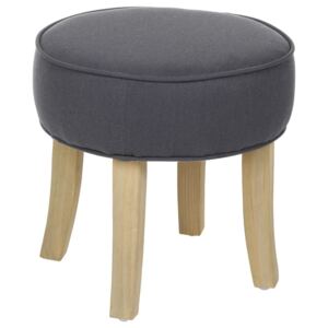 Taburet, židle, stolička ADRIEL, pouf, podnožka, barva černá