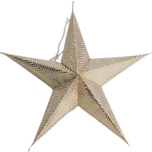 Dekorativní papírová hvězda 18 cm, 5 ks