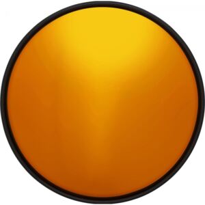 KARE DESIGN Zrcadlo Celebration - oranžové, O60 cm