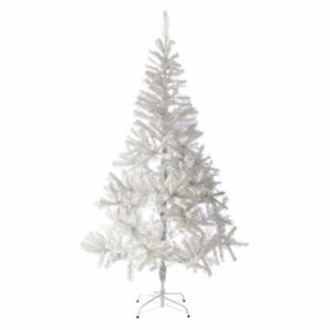Nexos 32994 Umělý vánoční strom s třpytivým efektem - 180 cm, bílý
