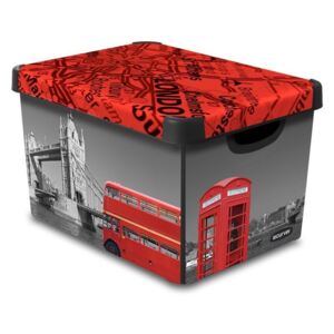 Curver L LONDON Box úložný dekorativní