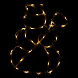 Nexos 43006 Vánoční LED dekorace - sněhulák - 30 cm