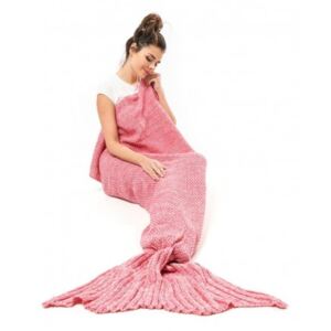 DR Deka - Mořská panna, vlna 190 x 80cm Růžová