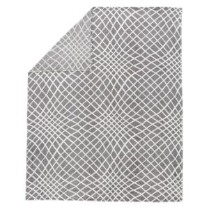 MERADISO® Flanelová deka, 150 x 200 cm (šedá / celoplošný potisk)