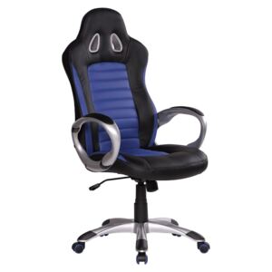 AMSTYLE Kancelářská židle Racer Sport (modrá/černá)