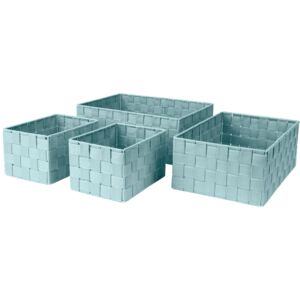 LIVARNOLIVING® Závěsný regál / Úložné koše (mintová, úložné košíky, 4 kusy)