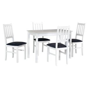 Stůl Max 2 + Židle Bos 4 (4ks.) DX2