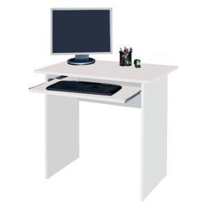 Jednoduchý PC stůl WINSTON, bílá