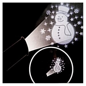 Venkovní vánoční led projektor bílý sněhulák