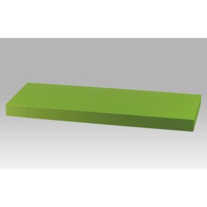 Autronic - Nástěnná polička 60 cm, barva zelená. Baleno v ochranné fólii., P-001 GRN