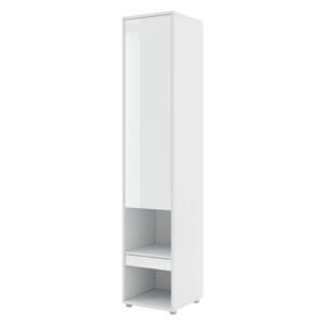 Regál se zásuvkou Bed Concept BC-07 Bílý lesk