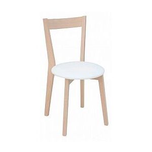 IKKA Jídelní židle, bílá/dub sonoma