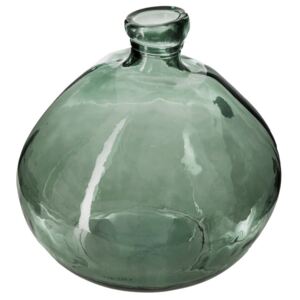 Váza kulatá pro broušené vázy, sklo, barva khaki, Ø 33 cm