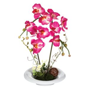 Umělá rostlina ORCHIDEA, růžová, 46 cm