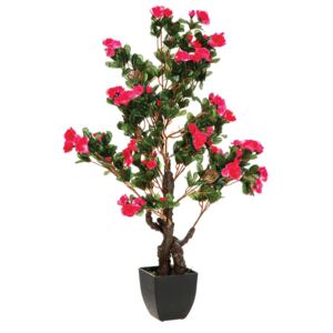 Umělá rostlina AZALIA, růžová barva, 81 cm