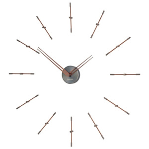 Nástěnné hodiny Nomon Merlin Graphite Small 70cm