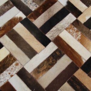 Luxusní koberec KOŽA Typ2, patchwork, 120x180 cm
