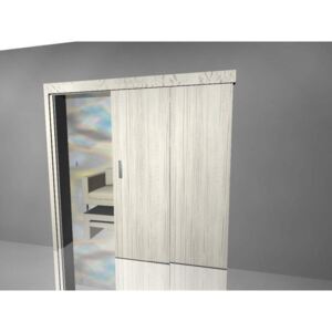 Posuvné dveře Posuvné dveře dvoukřídlé hladké whitewood lamino 18mm