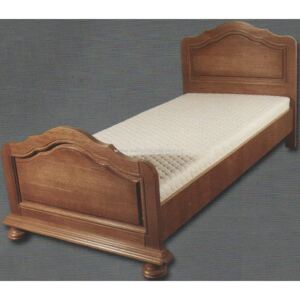 Rustikální postel - jednolůžko 90 x 200 cm