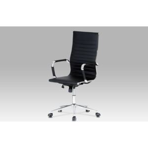 Kancelářská židle KA-2031 BK koženka černá