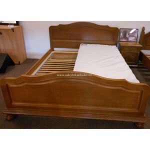 Rustikální postel - dvojlůžko 160 x 200 cm