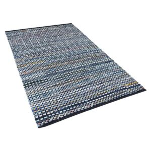 Modrý bavlněný koberec 80x150 cm - ALANYA