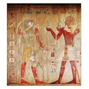 Vliesové fototapety na zeď Egyptská malba | MS-3-0052 | 225x250 cm