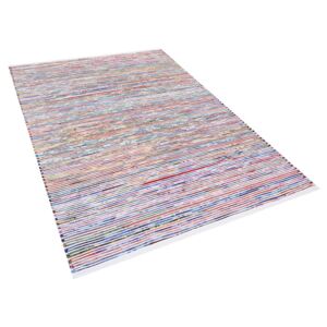 Různobarevný bavlněný koberec ve světlém odstínu 160x230 cm - BARTIN